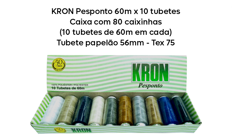 Especificações KRON PESPONTO 60m
